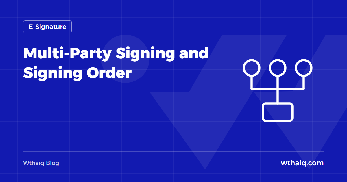 Multi-Party Signing and Signing Order
